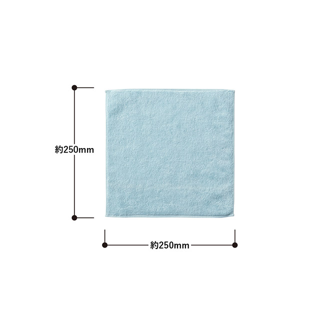 今治草木カラーミニタオル（SNS-0300930）本体サイズ