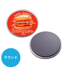 【プリント専用商品】アクリルマグネット　ラウンド　クリア