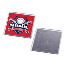 【プリント専用商品】アクリルマグネット　スクエア　クリア