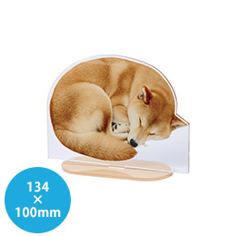 【プリント専用商品】アクリルスタンドワイド１３４×１００ｍｍ　クリア