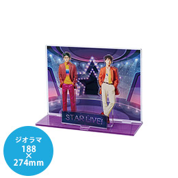 【プリント専用商品】アクリルジオラマ１８８×２７４ｍｍ　クリア