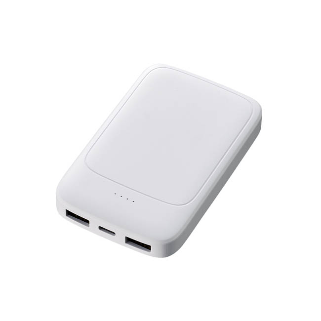 モバイルチャージャー5000(準固体使用)(SNS-0300973) ホワイト 本体