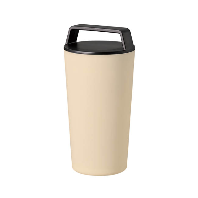 ハンドルサーモステンレスタンブラー460ml(SNS-0300977) ベージュ 本体