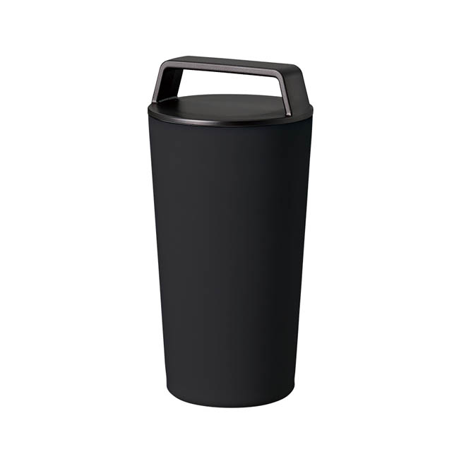 ハンドルサーモステンレスタンブラー460ml(SNS-0300977) マットブラック 本体