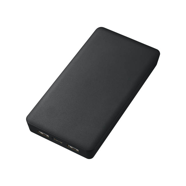 全面印刷できるモバイルチャージャー10000(リン酸鉄使用)(SNS-0300982) ブラック 本体