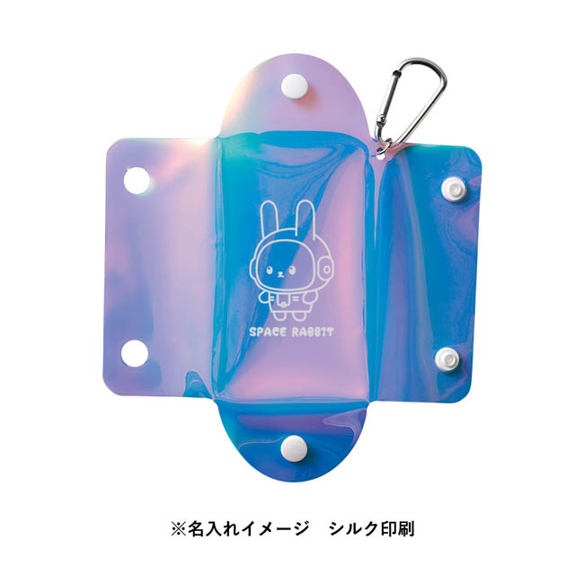 クリアマルチケース　オーロラ（SNS-0300985）　シルク印刷