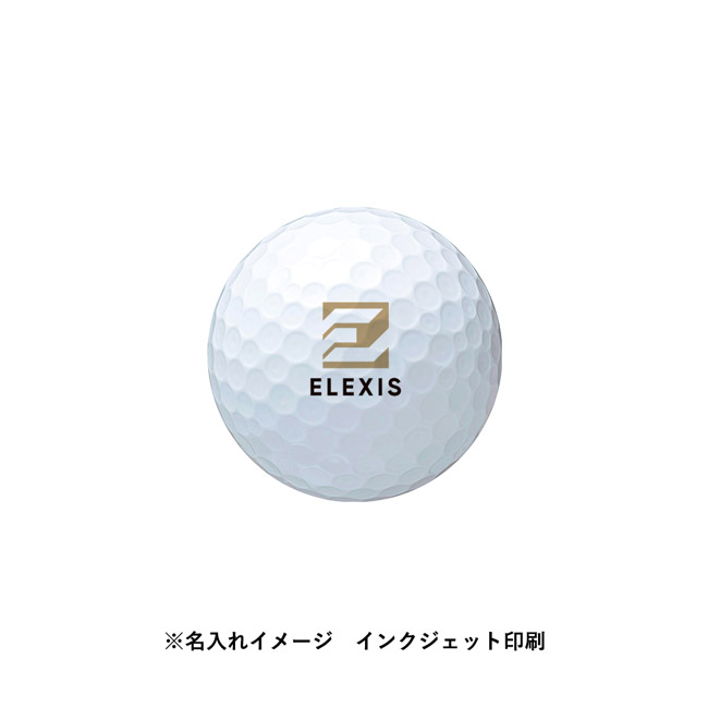 ブリヂストン ゴルフボール TOURB X(3pcs) ホワイト(SNS-0300988) ELEXISのロゴを入れたボール例