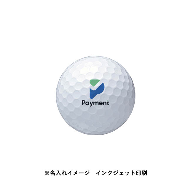ブリヂストン ゴルフボール TOURB XS(3pcs) ホワイト(SNS-0300989) Payment社のロゴを入れたボール例