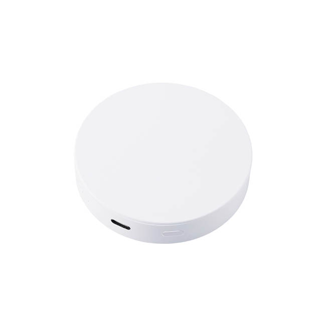 マグネット対応ワイヤレスモバイルチャージャー2500(準固体使用)(SNS-0300991) ホワイト 本体