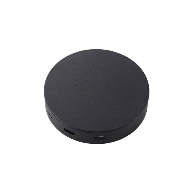 マグネット対応ワイヤレスモバイルチャージャー2500(準固体使用)(SNS-0300991) ブラック 本体