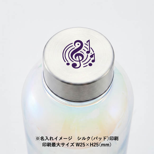 オーロラクリアボトル570ｍｌ　クリア（SNS-0301001）　回転シルク印刷