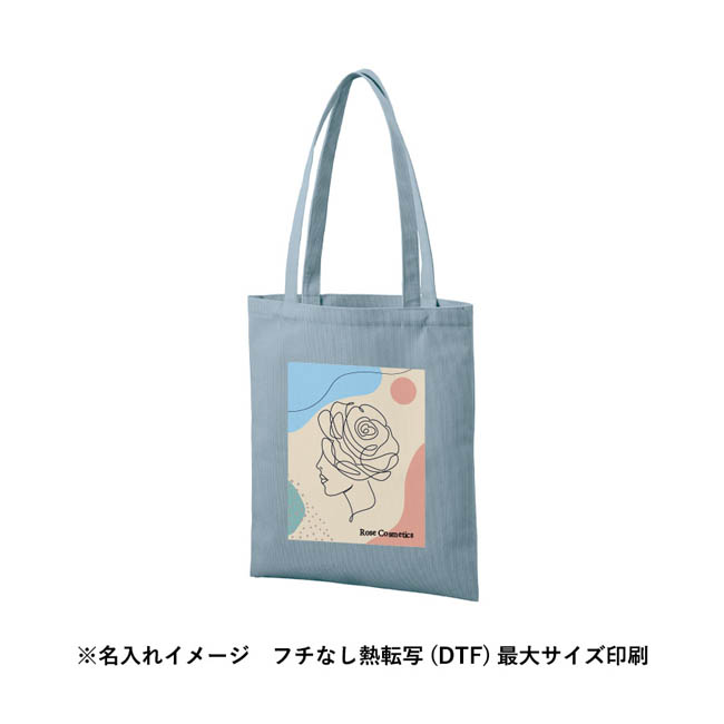 コーデュロイフラットショルダートート(SNS-0301009) フルカラー印刷