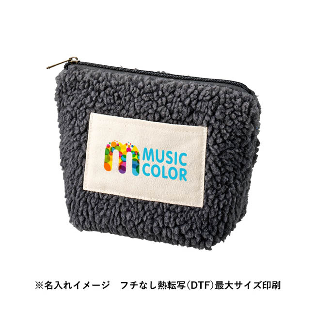 ボア&キャンバスポケットデイリーポーチ(SNS-0301012) フルカラー印刷