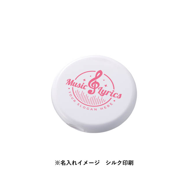 コーム付コンパクトミラー ラウンド(SNS-0301015) シルク印刷