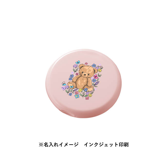 コーム付コンパクトミラー ラウンド(SNS-0301015) フルカラー印刷