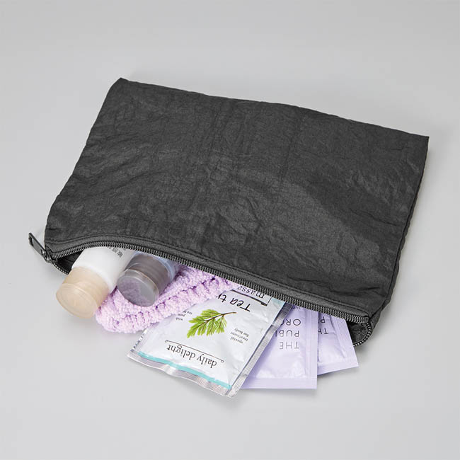 ワッシャーナイロンフラットポーチ(M)(SNS-0301020) 旅行用コスメやヘアゴムを収納