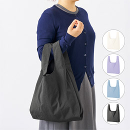 ワッシャーナイロンマルシェバッグ（L)