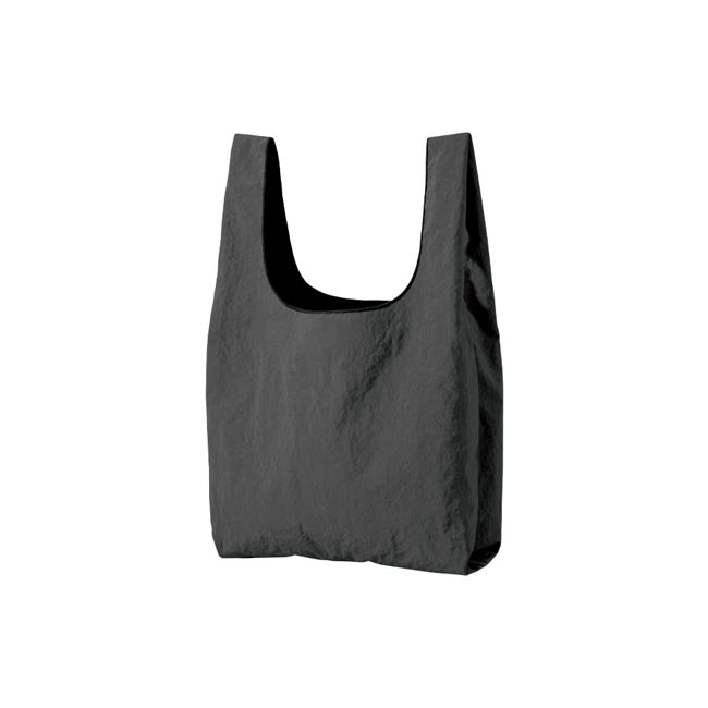 ワッシャーナイロンマルシェバッグ(M)(SNS-0301024) チャコールブラック 本体