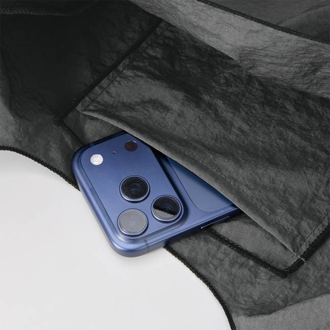 ワッシャーナイロンマルシェバッグ(M)(SNS-0301024) 内側ポケットにスマホを収納