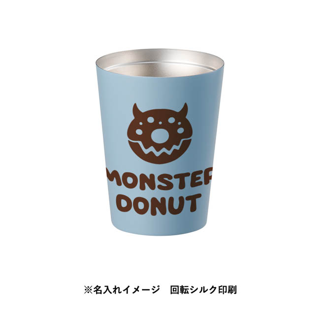 全面印刷できるステンレスサーモタンブラー370ml(SNS-0301041) 回転シルク印刷