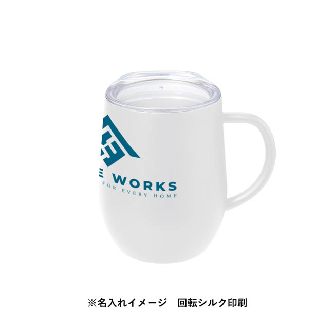 フタ付ラウンドボトムサーモステンレスマグ330ml(SNS-0301044) 本体