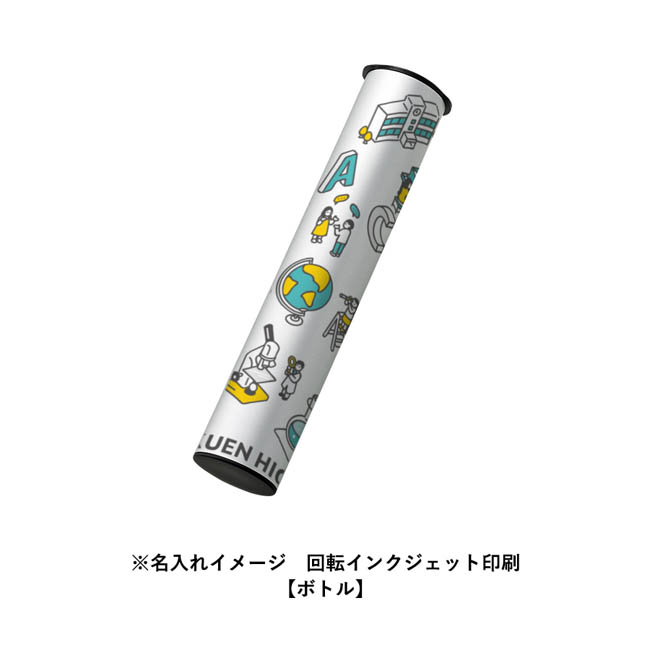 スリムアルミボトルUV折りたたみ傘(SNS-0301045) 回転シルク印刷