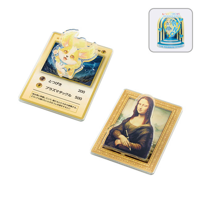 【プリント専用商品】ポップアップアクリルクリップ　クリア（SNS-0301057）