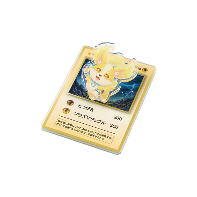 【プリント専用商品】ポップアップアクリルクリップ　クリア（SNS-0301057）　クリア　本体