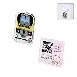 【プリント専用商品】３６０度回転アクリルクリップ　クリア