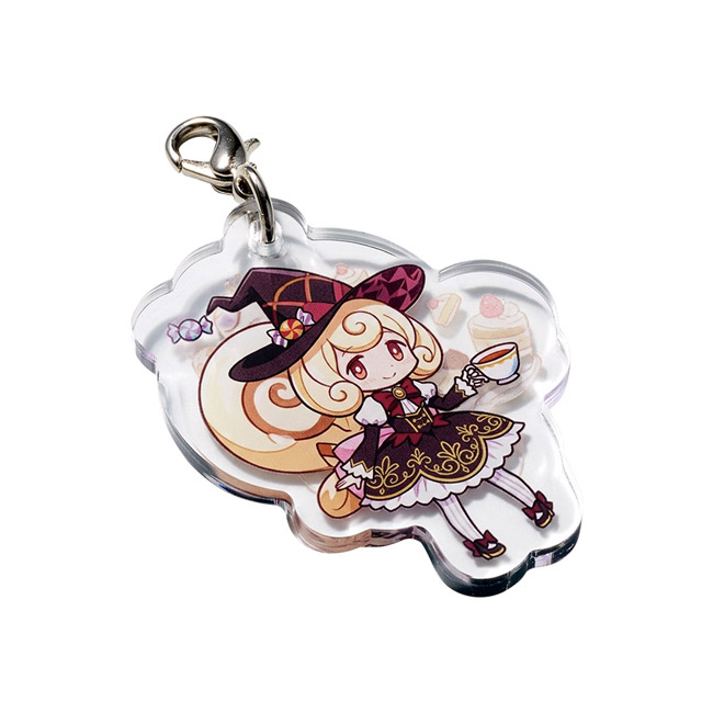 【プリント専用商品】アクリルチャーム40×40mm クリア(SNS-0301059)