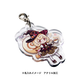 【プリント専用商品】アクリルチャーム40×40mm　クリア