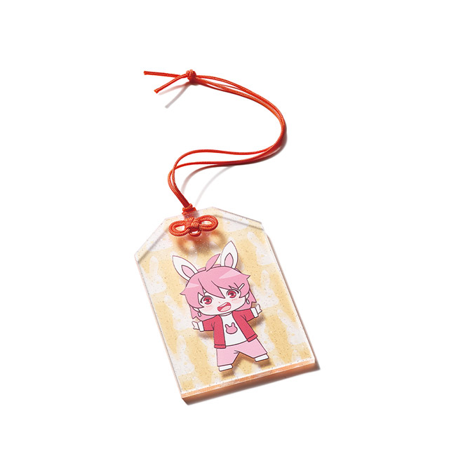 【プリント専用商品】ラメアクリルお守り(M) 3mm クリア(SNS-0301061) 厚み3mmの透明アクリル素材