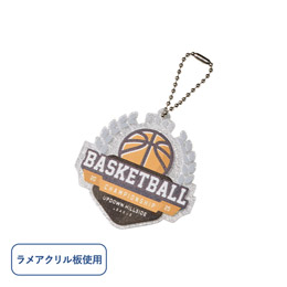 【プリント専用商品】ラメアクリルキーホルダー 47×88mm クリア
