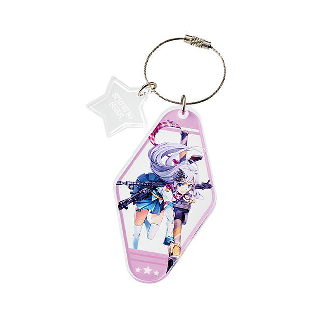 【プリント専用商品】ワイヤーリング2連アクリルキーホルダー47×88mm+31×30mm(SNS-0301068)