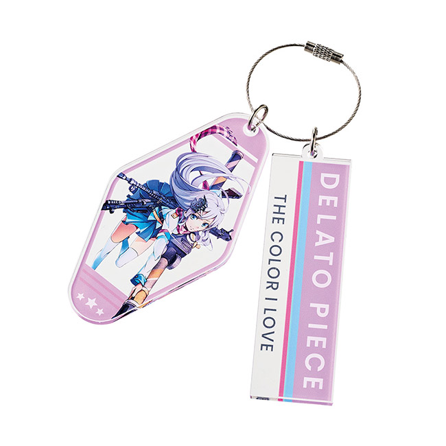 【プリント専用商品】ワイヤーリング2連アクリルキーホルダー47×88mm+47×88mm(SNS-0301069)