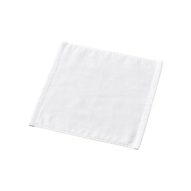 プリントしやすいコットンシャーリングハンドタオル（厚手）　ホワイト（SNS-0301074）　ホワイト　本体