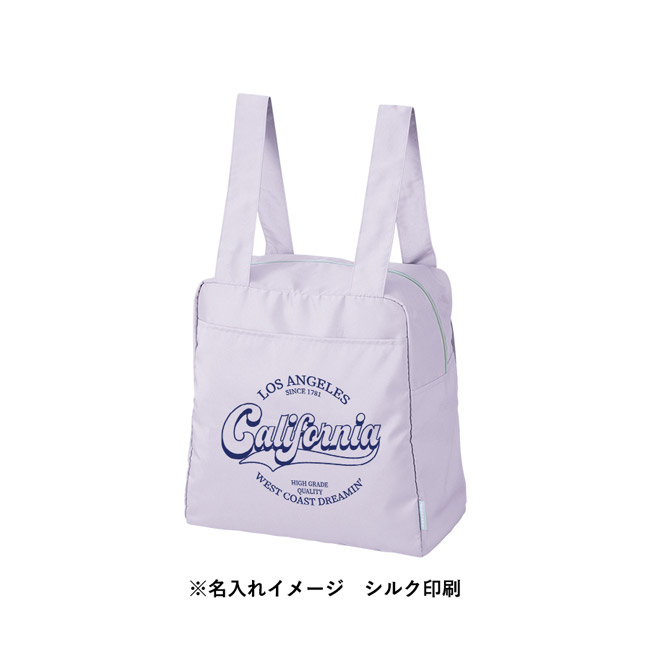 クルリト コンパクトクーラーショルダーリュック(SNS-0301078) シルク印刷