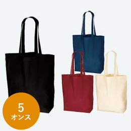 厚手コットンマチ付トート（L）【一部カラー在庫なし】