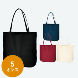 厚手コットンラウンドボトムバッグ（L）【一部カラー在庫なし】