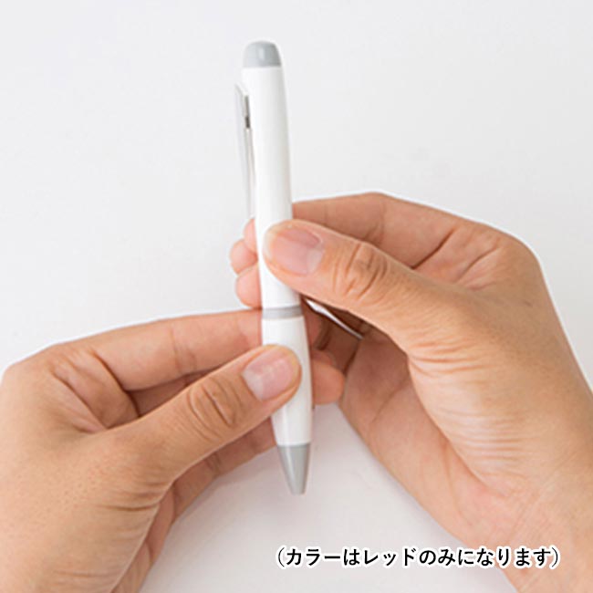 スクリューボールペン（tTS-0984-002）クリップを回してペン先を収納