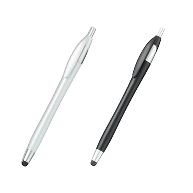 デュアルライトタッチペン(tTS-1001)ホワイト、ブラック