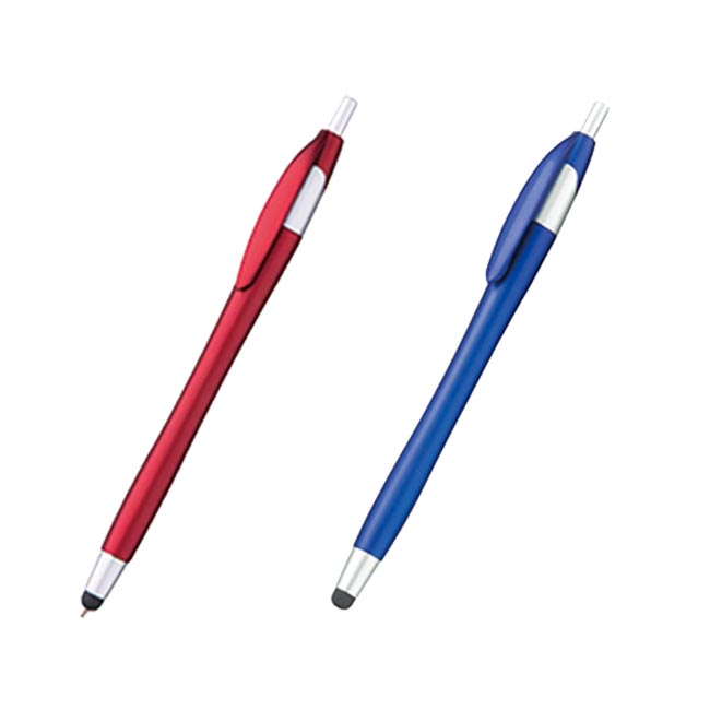 デュアルライトタッチペン(tTS-1001)レッド、ブルー