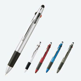 タッチペン付3色+1色スリムペン【在庫限り商品】
