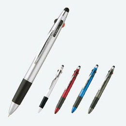 タッチペン付3色+1色スリムペン