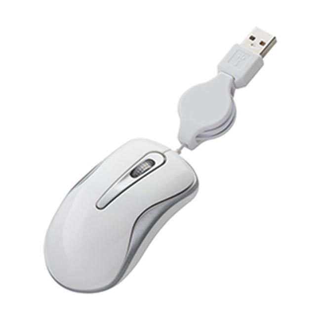 USBポケットマウス（tTS-1199）ホワイト