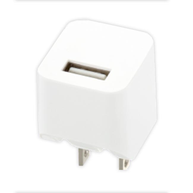 USBコンセントチャージャー1A（tTS-1209）ホワイト