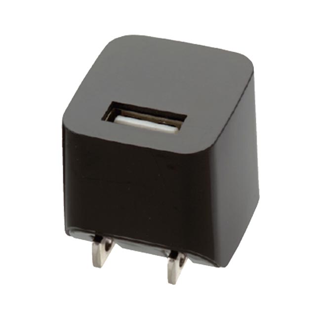 USBコンセントチャージャー1A（tTS-1209）ブラック