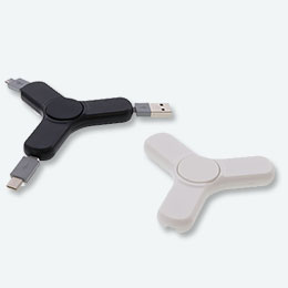 USBケーブル　スピナー【一部カラー在庫なし】