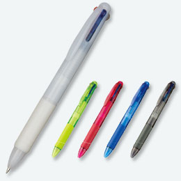 ３色プラスワンボールペン　(フルカラー対応)【在庫限り商品】