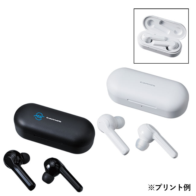 Bluetoothフルワイヤレスイヤホン（tTS-1614）プリント例